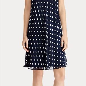 Ralph Lauren Black and White Midi Dress